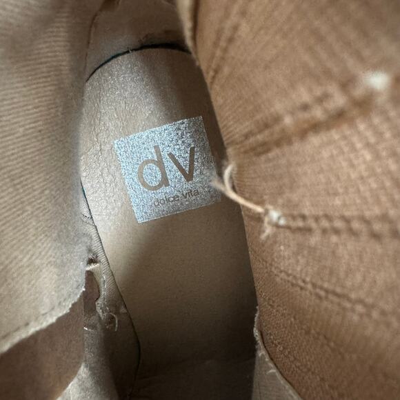 Dolce Vita Jade Chelsea Platform Boot Size 7.5 Camel Brown - Picture 8 of 11